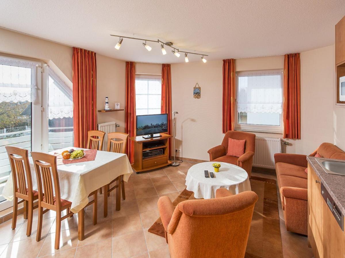 Haus Duenenglueck Whg. 23, Teilseesicht Cuxhaven Esterno foto